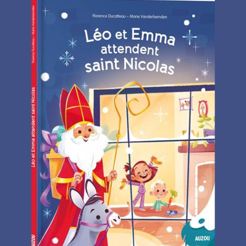 Léo et Emma attendent saint Nicolas