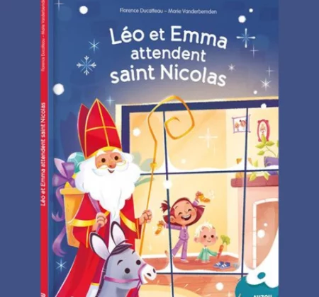 Léo et Emma attendent saint Nicolas